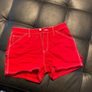 dickies red shorts